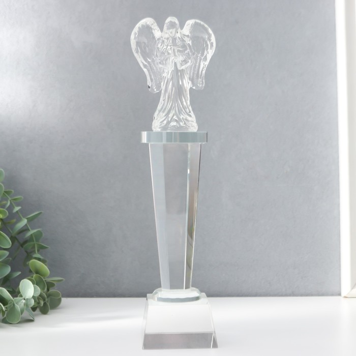 Фигурка стекло «Кубок наградной: Ангел», под нанесение, 29×8×7 см - Фото 1