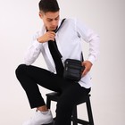 Сумка мужская, цвет чёрный - фото 24440658