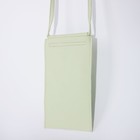 Сумка женская без застёжки, цвет зелёный - фото 37679518