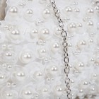 Сумка-клатч на фермуаре, цвет белый - фото 23613561