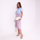 Сумка-клатч на фермуаре, цвет белый - фото 23613587