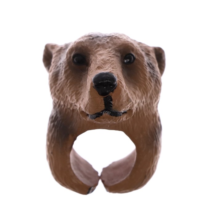 Игровое кольцо «Мир животных» 3,5 × 4,5 × 2,5см, 12 видов, МИКС - фото 1889869997