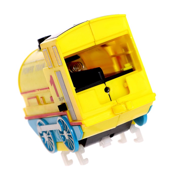 Автотрек детский «Мой город», работает от батареек, 32 детали, цвет поезда жёлтый - фото 1906062896