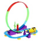 Автотрек детский «Мой город», работает от батареек, 32 детали, цвет поезда жёлтый - Фото 4