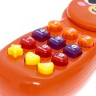 Музыкальный телефон «Любимые зверята», звук, свет, цвет коричневый - фото 155845