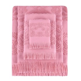 Полотенце Arya Home Isabel Soft, размер 30x50 см, цвет коралловый