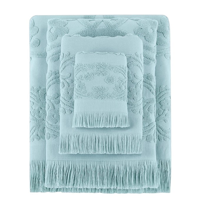 Полотенце махровое Arya Home Isabel Soft, 520 гр, размер 30x50 см, цвет мятный - Фото 1