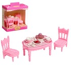 Набор мебели для кукол «Уют-2: обеденный стол» - фото 3205488