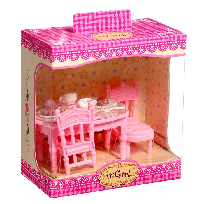 Набор мебели для кукол «Уют-2: обеденный стол» - фото 1911790765