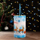 Подарочная коробка, тубус «Тройка оленей» 120 х 220 мм (200 мм внутр. высота). - Фото 2