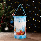 Подарочная коробка, тубус «Тройка оленей» 120 х 220 мм (200 мм внутр. высота). - Фото 3