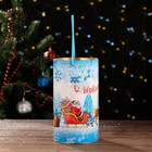 Подарочная коробка, тубус «Тройка оленей» 120 х 220 мм (200 мм внутр. высота). - Фото 4