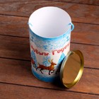 Подарочная коробка, тубус «Тройка оленей» 120 х 220 мм (200 мм внутр. высота). - Фото 5