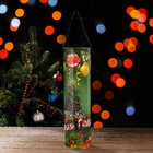 Подарочная коробка, тубус под бутылку «Нарядная ёлка» 92×350 мм (330 мм внутр. высота). - Фото 2