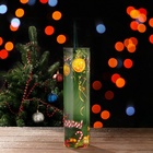 Подарочная коробка, тубус под бутылку «Нарядная ёлка» 92×350 мм (330 мм внутр. высота). - Фото 3