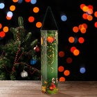 Подарочная коробка, тубус под бутылку «Нарядная ёлка» 92×350 мм (330 мм внутр. высота). - Фото 4