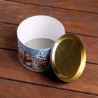 Подарочная коробка, тубус «Игра в снежки», (70 мм внутр. высота) , 120 х 90 мм - фото 21730692