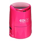 Оснастка для круглой печати автоматическая COLOP Printer R40, диаметр 41.5 мм, с крышкой, корпус розовый неон - Фото 8