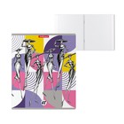 Тетрадь 48 листов в клетку ErichKrause "Fashion Sketch", обложка мелованный картон, матовая ламинация, блок офсет белизной 100% - фото 319014929