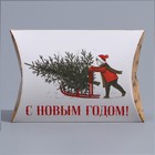 Коробка новогодняя складная фигурная «Ретро», 26 х 19 х 4 см, Новый год - Фото 3