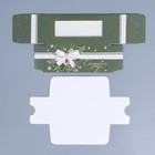 Коробочка для макарун «Новогодний шик» 12 х 5,5 х 5,5 см (комплект 5 шт) - фото 21730833