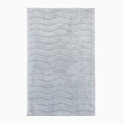 Ковер Этель "Waves" 60*100 см, серый,  70% хлопок, 30% п/э, 1500 г/м2 - Фото 2