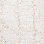 Ковер Этель "Waves" Ø 100 см, молочный,  70% хлопок, 30% п/э, 1500 г/м2 7573478