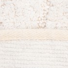 Ковер Этель "Waves" Ø 100 см, молочный,  70% хлопок, 30% п/э, 1500 г/м2 7573478