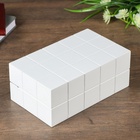 Шкатулка для украшений дерево «Шарм», белая, под часы, с зеркалом, 20.5×8×12 см - Фото 3