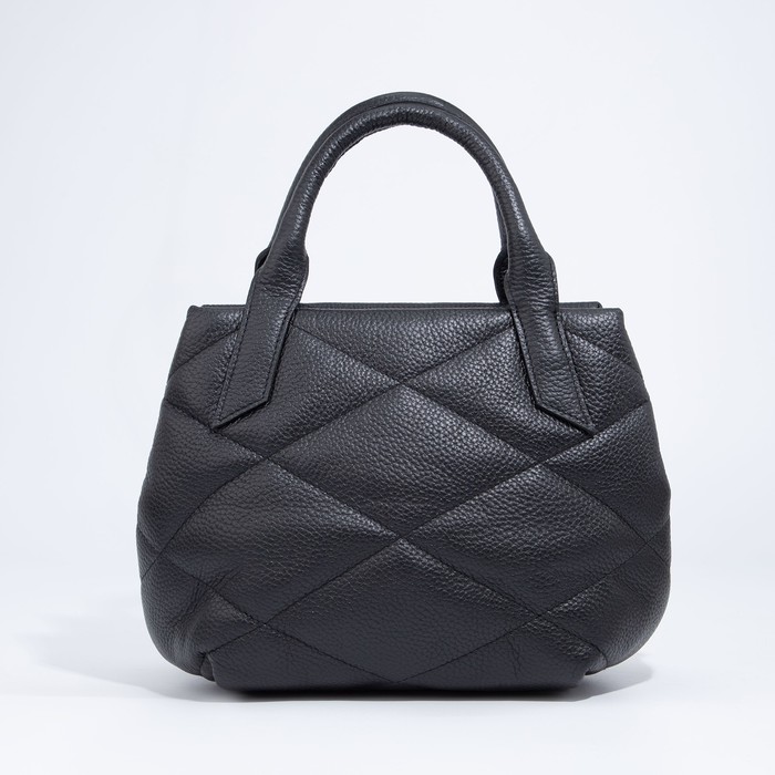 Сумка-тоут на молнии, цвет чёрный - Фото 1