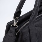 Сумка-тоут на молнии, цвет чёрный - Фото 4