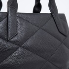 Сумка-тоут на молнии, цвет чёрный - Фото 6