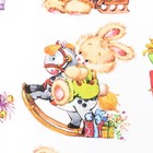 Декупажная карта "Зайчики" плотность 45г/м2  формат А4 - Фото 2