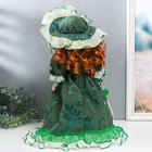 Кукла коллекционная керамика "Фрейлина Абигейл в изумрудном платье" 40 см - Фото 4