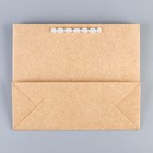 Пакет крафтовый с пластиковым окном «Город», 31 х 26 х 11 см, Новый год - фото 21731464