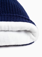 Шапка MINAKU с помпоном, размер 50-52, синяя - фото 59782304