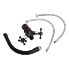 Смеситель для кухни ZEIN ZC2023, кран-букса латунь 1/2", двухвентильный, черный - Фото 8