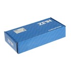 Смеситель для кухни ZEIN ZC2032, гибкий силиконовый излив, кран-букса латунь 1/2", белый/хром - Фото 10