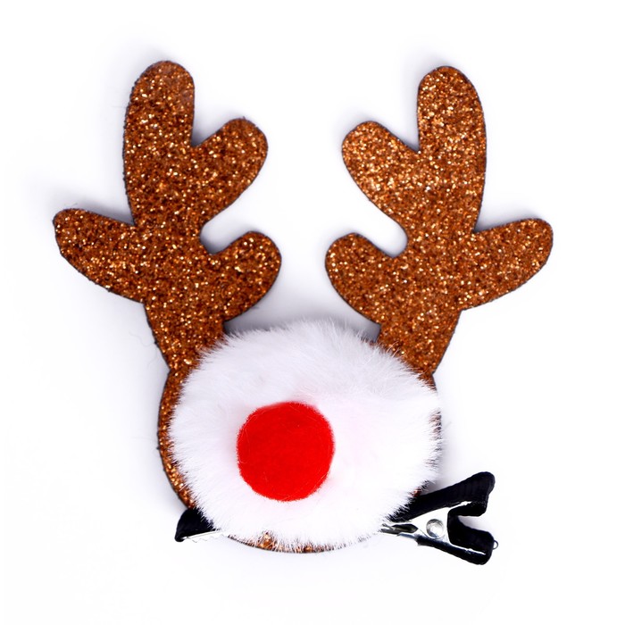 Карнавальный зажим «Рога», цвета МИКС - Фото 1