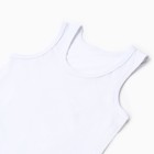 Майка детская, цвет белый, рост 110 см - фото 37443163