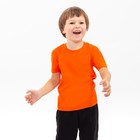 Футболка детская, цвет оранжевый, рост 110 см - фото 2770120