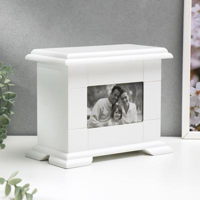 Фотоархив на 72 фото 10×15 см «Комод белый», дерево, 23×12.5×19.5