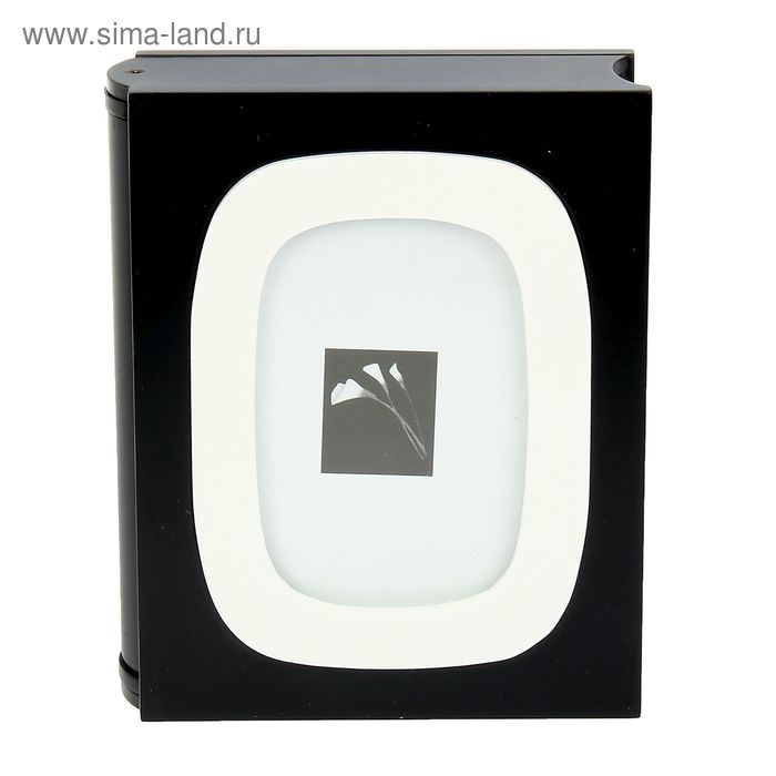 Фотоархив дерево 72 фото 10х15 см "Книга с рамкой чёрная" 16х6,2х19,2 см - Фото 1