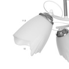 Люстра "Николь" 3х15Вт Е27 белый BayerLux - фото 24424930