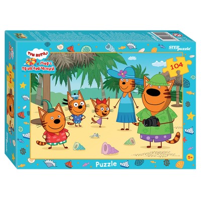 Пазл «Три кота», 104 элемента