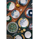 УЦЕНКА Набор тарелок фарфоровых Доляна «Звёздная ночь», 18 предметов: 6 тарелок d=20 см, 6 тарелок d=25 см, 6 тарелок суповых 340 мл - Фото 4