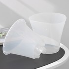 Кашпо для цветов со вставкой «Лагуна», 1,5 л, прозрачное - Фото 3