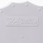 Кашпо для цветов со вставкой «Флюте», 3 л, серое - Фото 5