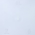 Таз хозяйственный «Etna», 6 л, 32,5×30,5×12,5 см, цвет серый - Фото 5