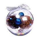 Елочная игрушка шар «Шишки, ягодки» - Фото 3